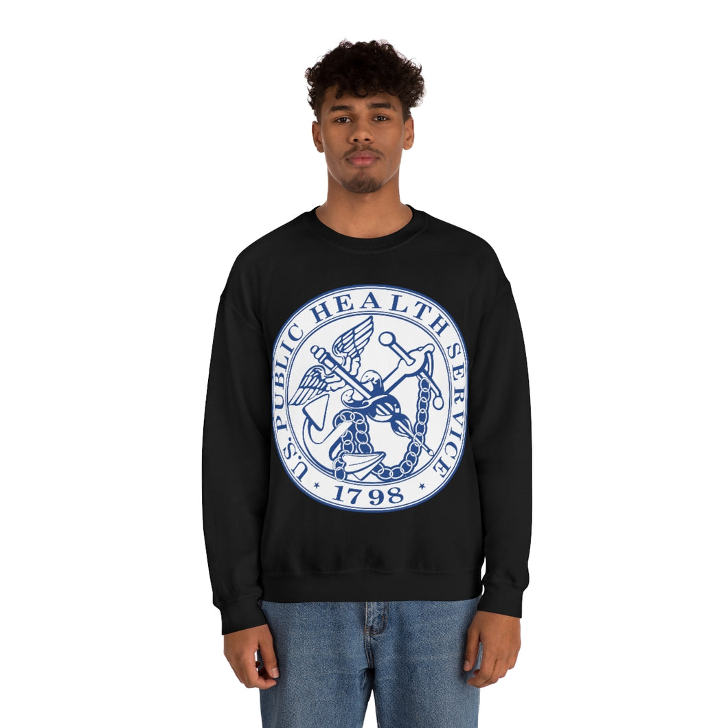 Unisex Heavy Blend Crewneck Sweatshirt -  USPHS - United States Public Health Service Seal