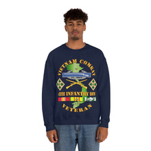 Load image into Gallery viewer, Unisex Heavy Blend Crewneck Sweatshirt - Vietnam Combat Infantry Veteran w 4th Inf Div SSI V1
