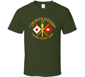 Army - 17th Signal Battalion W Unit Number - Branch - Usa Classic T Shirt