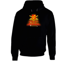 Load image into Gallery viewer, Army - 40th Field Artillery W Br - Ribbon - King Of Battle W Expl - V1 Hoodie
