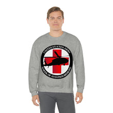 Load image into Gallery viewer, Unisex Heavy Blend Crewneck Sweatshirt - Army MEDEVAC Critical Care Flight Paramedics V1
