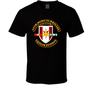 44th Medical Brigade w SVC Ribbons VN - blk T Shirt