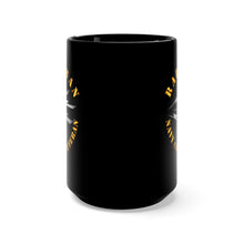 Load image into Gallery viewer, Black Mug 15oz - Navy - Rate - Radioman - Navy Combat Veteran
