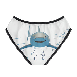 Women's Briefs - Great White Shark with Entourage