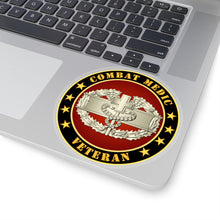 Load image into Gallery viewer, Kiss-Cut Stickers - Army - Combat Medic Veteran
