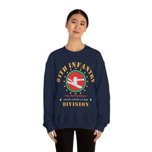 Unisex Heavy Blend Crewneck Sweatshirt - Army - 84th Infantry Division - The Railsplitters wo DS X 300