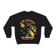 Load image into Gallery viewer, Unisex Heavy Blend Crewneck Sweatshirt - Army - 9th Cavalry (Air Cav) - 1st Cav Division w SVC
