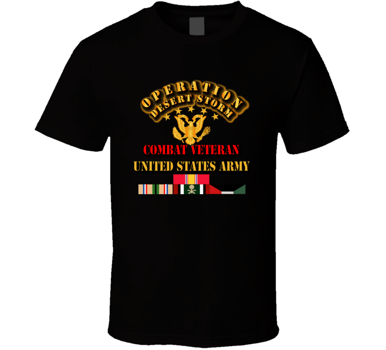 Army - Desert Storm Veteran - Combat Veteran T Shirt