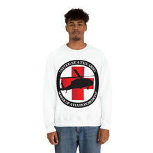 Load image into Gallery viewer, Unisex Heavy Blend Crewneck Sweatshirt - Army MEDEVAC Critical Care Flight Paramedics V1
