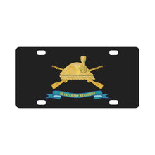 Load image into Gallery viewer, Army - 3d Infantry Regiment - DUI w Br - Ribbon X 300 Classic License Plate
