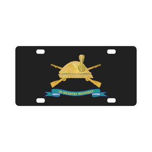 Army - 3d Infantry Regiment - DUI w Br - Ribbon X 300 Classic License Plate