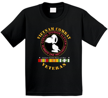 Load image into Gallery viewer, Navy - Vietnam Cbt Vet - Coastal Div 11 - Number 1 Watchdog Blk W Svc T Shirt

