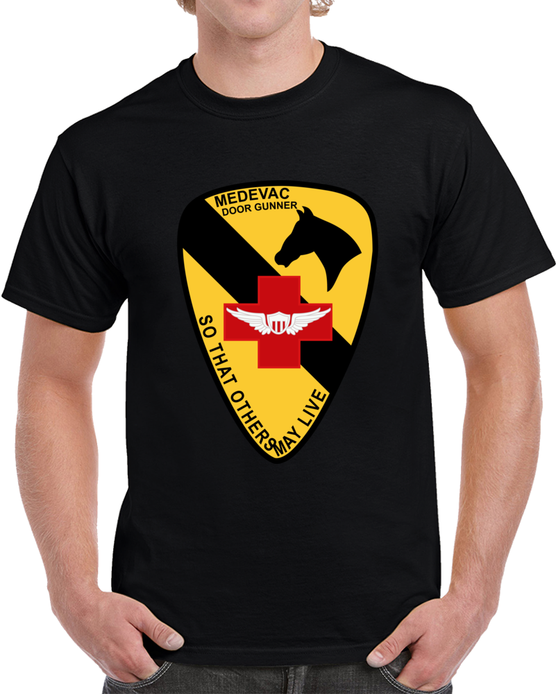 Army - Medevac - Door Gunner  - 1st Cavalry - Vietnam Wo Txt Classic T Shirt