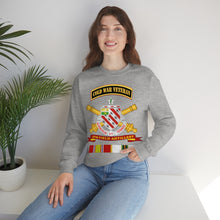 Load image into Gallery viewer, Unisex Heavy Blend Crewneck Sweatshirt -  Army - 8th Field Artillery w Br - Ribbon COLD WAR Vet Tab
