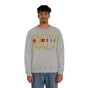 Unisex Heavy Blend Crewneck Sweatshirt - Army - Grenada Invasion Veteran w EXP SVC