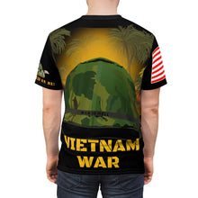 Load image into Gallery viewer, Unisex AOP - Vietnam War Helmet - War is Hell! Don&#39;t Tread on Me
