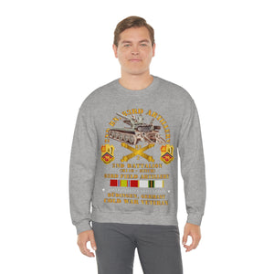 Unisex Heavy Blend Crewneck Sweatshirt - Army - 2nd Bn 83rd Artillery w M110 - Budingen Germany w COLD SVC