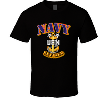 Load image into Gallery viewer, NAVY - MCPO - Retired T Shirt
