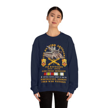 Load image into Gallery viewer, Unisex Heavy Blend Crewneck Sweatshirt - Army - 2nd Bn 83rd Artillery w M110 - Babenhausen Germany w COLD SVC
