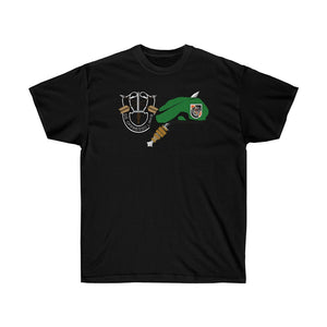 Unisex Ultra Cotton Tee - 5th Special Forces Group (Airborne) Beret/Dagger - Vietnam Veteran with Vietnam Map