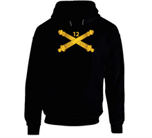 Load image into Gallery viewer, Army - 12th Field Artillery Regt - Artillery Br Wo Txt Hoodie
