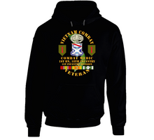 Load image into Gallery viewer, Army - Vietnam Combat Infantry Veteran W Combat Medic - 1st Bn 18th Inf 1st Inf Div Ssi Hoodie
