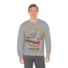 Load image into Gallery viewer, Unisex Heavy Blend Crewneck Sweatshirt - Army - AAC - 332nd Fighter Group - Red Tails - Protect Force
