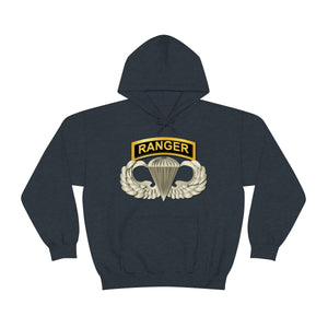 Unisex Heavy Blend Hooded Sweatshirt - SOF - Airborne Badge - Ranger Tab