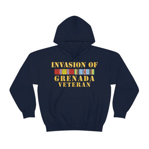 Unisex Heavy Blend™ Hooded Sweatshirt - Army - Grenada Invasion Veteran w EXP SVC