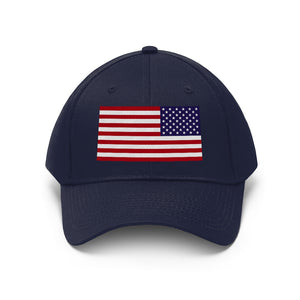 Unisex Twill Hat - United States Flag Hat - Direct to Garment (DTG) - Printed