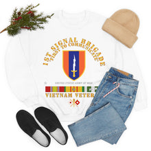 Load image into Gallery viewer, Unisex Heavy Blend Crewneck Sweatshirt - Army - 1st Signal Bde SSI w VN SVC
