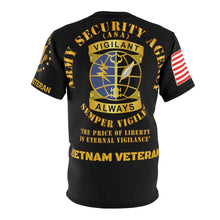 Load image into Gallery viewer, All Over Printing - Army - Army Security Agency (ASA) Vietnam Veteran - Always Vigilant
