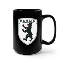 Load image into Gallery viewer, Black Mug 15oz - Berlin Bear SSI X 300
