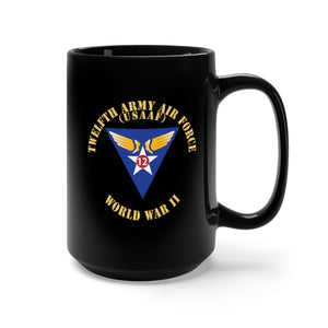 Black Mug 15oz - SSI - AAC - 12th Air Force - WWII - USAAF x 300