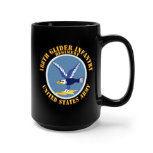 Load image into Gallery viewer, Black Mug 15oz - Army  - 188th Glider Infantry Regiment - SSI X 300
