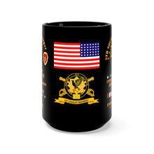 Load image into Gallery viewer, Black Mug 15oz - Army - 5th Squadron, 1st Cavalry Regiment, 25th Infantry Division, Operation Enduring Freedom, Afghanistan War
