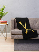 Load image into Gallery viewer, Army - Infantry Branch - Crossed Rifles Throw Blanket
