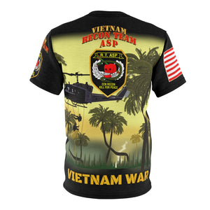 All Over Printing - Army - Special Forces - Recon Team - Asp V1 with Rappel Infiltration with Vietnam War Ribbons - Vietnam War