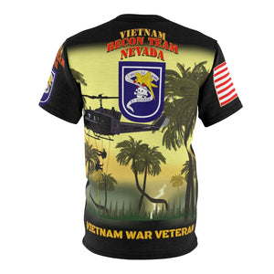 All Over Printing - Army - Special Forces - Recon Team - Nevada with Rappel Infiltration with Vietnam War Ribbons