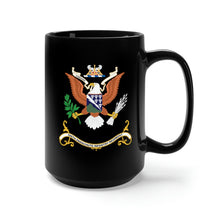 Load image into Gallery viewer, Black Mug 15oz - Army - Regimental Colors - 506th Parachute Infantry Regiment  - CURRAHEE X 300
