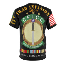 Load image into Gallery viewer, All Over Printing - Army - 10th Special Forces Group - Iraq Invasion 2003 - Operation Iraqi Freedom with Iraq War Service Ribbons
