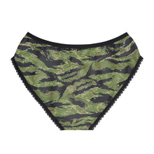 Load image into Gallery viewer, Women&#39;s Briefs - Military Tiger Stripe Camouflage
