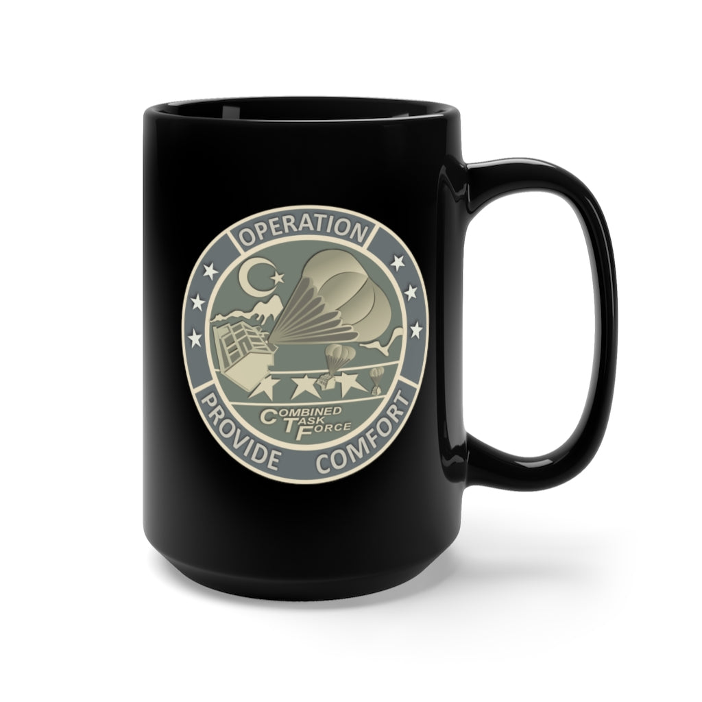 Black Mug 15oz - Army - Operation Provide Comfort