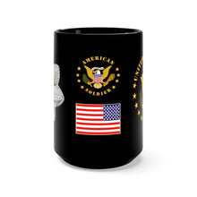 Load image into Gallery viewer, Black Mug 15oz - Army - Lieutenant Colonel - LTC - wo Txt V1
