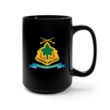 Load image into Gallery viewer, Black Mug 15oz - Army - 4th Infantry Division - w Br - Ribbon
