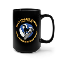 Load image into Gallery viewer, Black Mug 15oz - AAC - 526th Fighter Bomber Sqdrn 86th Fighter Bomber Group X 300
