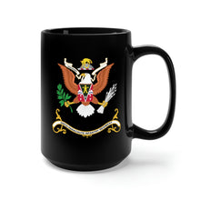Load image into Gallery viewer, Black Mug 15oz - Army - Regimental Colors - 509th Parachute Infantry Regiment  - GERONIMO X 300
