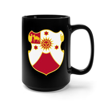 Load image into Gallery viewer, Black Mug 15oz - Army - 24th Field Artillery Regiment woTxt

