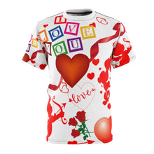 Load image into Gallery viewer, All Over Printing (AOP) - Unisex AOP Cut &amp; Sew Tee - Lover&#39;s Shirt
