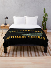 Load image into Gallery viewer, Army - M107 - 175mm Gun - Artillery Veteran Throw Blanket
